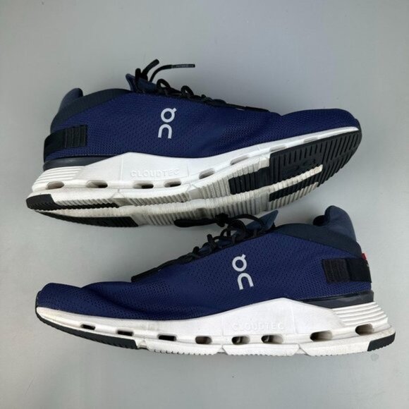 On Cloudnova Sneaker in Navy/White - Picture 5 of 6